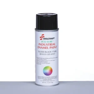 Best AbilityOne 8010013316107 SKILCRAFT ECO-SURE Industrial Enamel Aerosol Paints - A-A-2787, Type I, Black, 17038 - 11 oz - 1Each - Black - One-stop shop for professional tools and equipment. Industrial