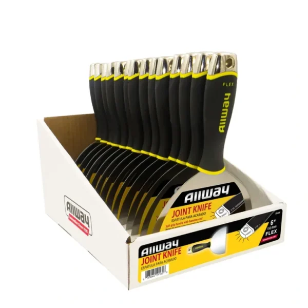 Allway DSX6F-DSP 14-Piece 6″ Flex Soft-Grip Joint Knife Display - One-stop shop for professional tools and equipment.^ Hand