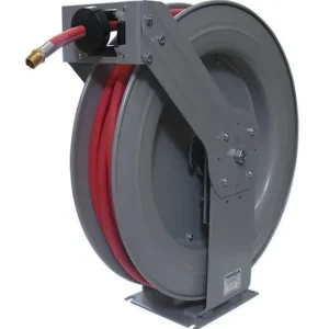 Discount American Lube TIM-3108-100P 1/2& x 100' Platinum Series Premium Double-Arm Air/Water/WWS Reel with Rubber Hose - One-stop shop for professional tools and equipment. Full