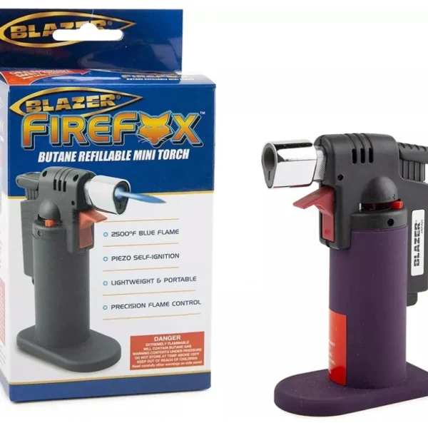 Blazer 189-9278 Firefox Mini - Refillable Butane Torch - Purple - One-stop shop for professional tools and equipment.^ Power Tools
