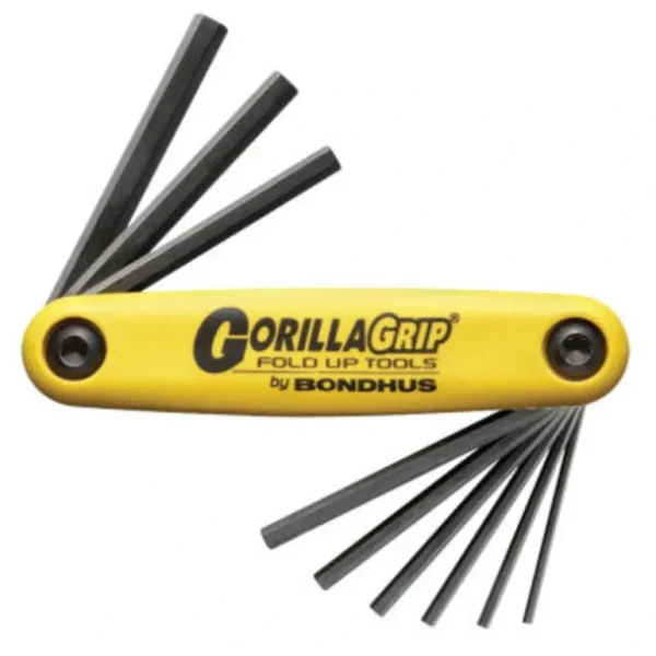 Bondhus 12589 5/64-1/4& Gorilla Grip Foldup Tool Set - One-stop shop for professional tools and equipment.^ Hand