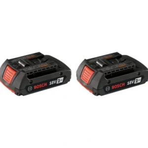 Bosch BAT612-2PK 18V Lithium-Ion Slimpack Battery (2.0 Ah) - 2-Pack - One-stop shop for professional tools and equipment.^ Power Tools