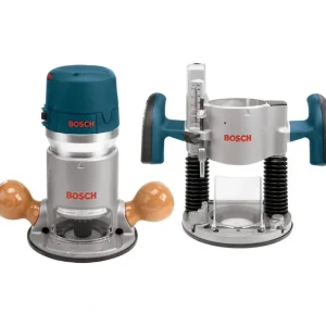 Bosch 1617EVSPK 2.25 Hp Electronic Variable Speed Plunge & Fixed-Base Router Combo Kit - One-stop shop for professional tools and equipment.^ Power Tools