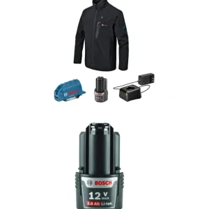 Bosch GHJ12V-20SN12 12V Small Heated Jacket - One-stop shop for professional tools and equipment.^ Power Tools