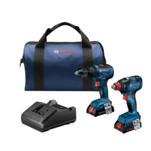Bosch GXL18V-240B22 18V 2-Tool Combo Kit with 1/2 In. Hammer Drill/Driver - One-stop shop for professional tools and equipment.^ Power Tools