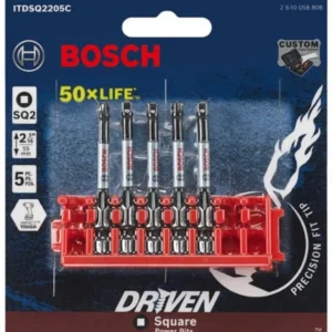 Bosch ITDSQ2205C Impact Tough Sq2 2& 5Pk Clip - One-stop shop for professional tools and equipment.^ Power Tools