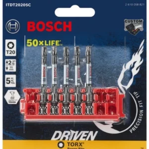 Bosch ITDT20205C Impact Tough T20 2& 5Pk Clip - One-stop shop for professional tools and equipment.^ Power Tools
