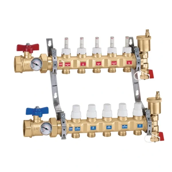 Store Caleffi 6686E5S1A TwistFlow™ Radiant Manifold Assembly 5 loop 1& - One-stop shop for professional tools and equipment. Pressure