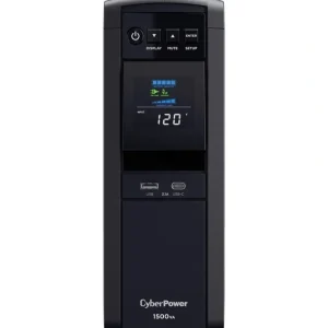 CyberPower CP1500PFCLCD UPS 1500VA 900W PFC compatible Pure sine wave - 1500VA/900W - Tower - 2 Minute Full Load - 10 x NEMA 5-15R - One-stop shop for professional tools and equipment.^ Power Tools