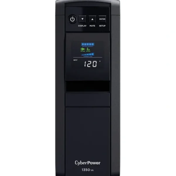 CyberPower CP1350PFCLCD UPS 1350VA 810W PFC compatible Pure sine wave - 1350VA/810W - Tower - 3 Minute Full Load - 10 x NEMA 5-15R - One-stop shop for professional tools and equipment.^ Power Tools