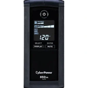 CyberPower Intelligent LCD CP850AVRLCD 850 VA Tower UPS - 850VA/510W - 1 Minute Full Load - 5 x NEMA 5-15R - Battery/Surge-protected, 4 x NEMA 5-15R - Surge-protected - One-stop shop for professional tools and equipment.^ Power Tools