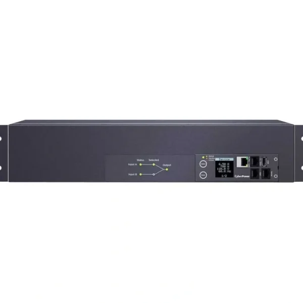 CyberPower Metered ATS PDU PDU44003 17-Outlets PDU - Metered - NEMA L5-30P - 16 x NEMA 5-20R, 1 x NEMA L5-30R - 120 V AC - Network (RJ-45) - 2U - Horizontal - Rack-mountable - One-stop shop for professional tools and equipment.^ Power Tools