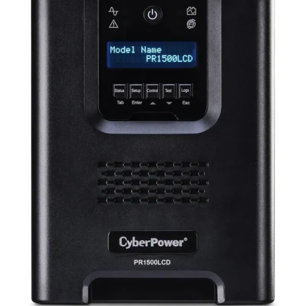 CyberPower Smart App Sinewave PR1500LCD 1500VA Mini-Tower UPS - 1500 VA/1050 W - 120 V AC - 8 Minute - Mini-tower - 8 Minute - NEMA 5-15P, 8 x NEMA 5-15R - One-stop shop for professional tools and equipment.^ Power Tools
