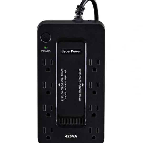CyberPower ST425 Standby UPS Systems - 425VA/260W, 120 VAC, NEMA 5-15P, Compact, 8 Outlets, $75000 CEG, 3YR Warranty - One-stop shop for professional tools and equipment.^ Power Tools