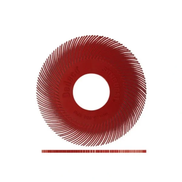 Dedeco 1886 Sunburst 6 TC Discs Red 220 Grit Size (A/O) 40/Bx - One-stop shop for professional tools and equipment.^ Hand