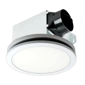 Delta Breez ITG80RLED-ADJ BreezIntegrity Ventilation Fans 80 CFM Fan/LED Edge-Lit, Flat Round Panel with Adjustable Color Temperature - One-stop shop for professional tools and equipment.^ Power Tools