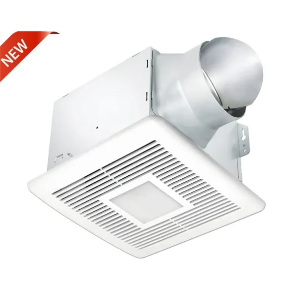 Delta Breez SMT150-200LED BreezSmart 150/200 CFM Fan with Adjustable High Speed Options and Adjustable Color Temperature Dimmable LED Light - One-stop shop for professional tools and equipment.^ Power Tools