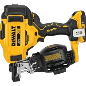 Dewalt DCN45RND1 20V Max* 15° Cordless Coil Roofing Nailer Kit - One-stop shop for professional tools and equipment.^ Hand