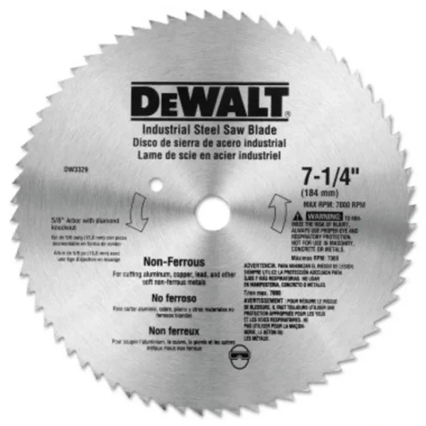 Fashion Dewalt DW3329 7-1/4& 68T Steel Non-Fer - One-stop shop for professional tools and equipment. Full