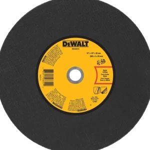 New Dewalt DWA8033 12& X 1/8& X 20Mm Metal Portable Saw Cut-Off Wheel - One-stop shop for professional tools and equipment. Full