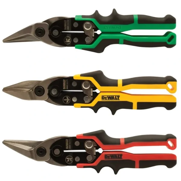 Dewalt DWHT14676 Aviation Snips (3 Pk) - One-stop shop for professional tools and equipment.^ Hand