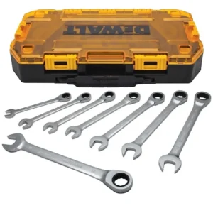 Dewalt DWMT74734 Full Polish Ratcheting Combination Metric Wrench Set (8 Pc) - One-stop shop for professional tools and equipment.^ Hand
