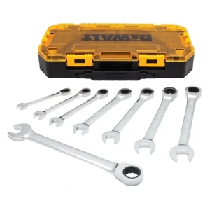 Dewalt DWMT74733 Full Polish Ratcheting Combination Wrench Set (8 Pc) - One-stop shop for professional tools and equipment.^ Hand