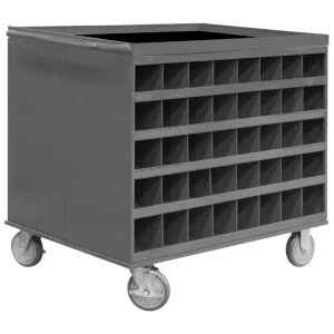 Durham 664-95 2 SIDED STOCK CART, 80 BIN OPENINGS, 34 X 24 X 30 - One-stop shop for professional tools and equipment.^ Hand