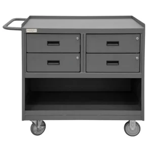 Durham 3120-95 MOBILE BENCH CABINET, 4 DRAWER, LIP UP, 24-1/4 X 42-1/8 X 36-3/8 - One-stop shop for professional tools and equipment.^ Hand