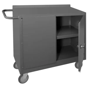 Durham 2220-95 MOBILE BENCH CABINET, 1 SHELF, 2 DOOR, 18-1/4 X 54-1/8 X 36-3/8 - One-stop shop for professional tools and equipment.^ Hand