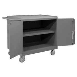 Durham 3113-95 MOBILE BENCH CABINET, 1 SHELF, 2 DOORS, 24-1/4 X 42-1/8 X 36-3/8 - One-stop shop for professional tools and equipment.^ Hand