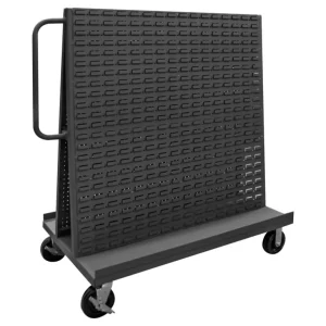 Durham AF-3048-PBLP-95 A-FRAME TRUCK, PEGBOARD & LOUVERED PANEL, GRAY, 30 X 54-1/2 X 57 - One-stop shop for professional tools and equipment.^ Hand