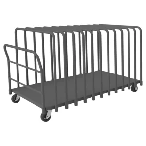 Durham APT12V-3672-5MR-95 ADJUSTABLE PANEL MOVING TRUCK, 1 LEVEL, 12 REMOVABLE DIVIDERS, 39-5/16 X 75-5/8 X 44 - One-stop shop for professional tools and equipment.^ Hand