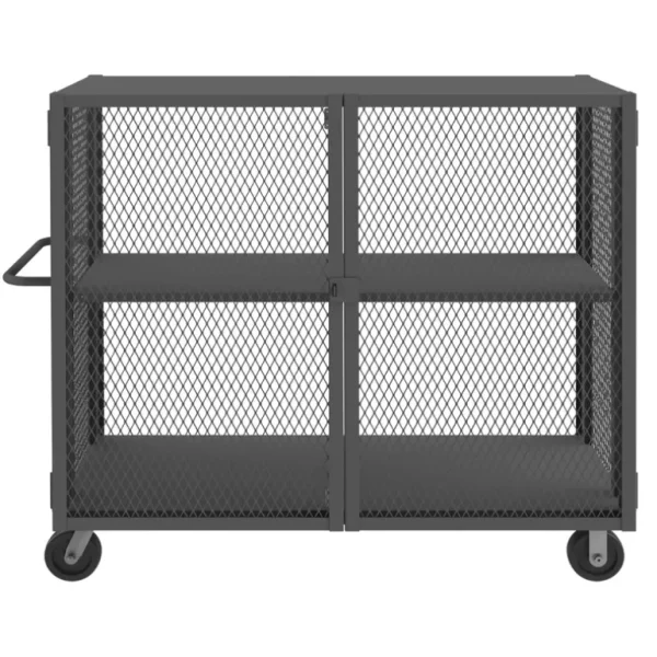 Durham HTL-2460-DD-1AS-95 MESH TRUCK, 1 ADJUSTABLE SHELF, 24 X 60, 2000 LBS. CAPACITY - One-stop shop for professional tools and equipment.^ Hand