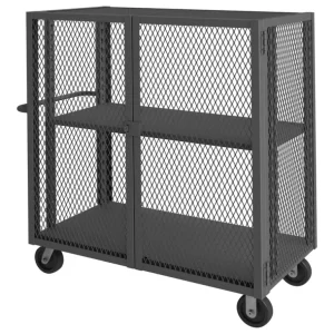 Durham HTL-2448-DD-1AS-95 MESH TRUCK, 1 ADJUSTABLE SHELF, 24 X 48, 2000 LBS. CAPACITY - One-stop shop for professional tools and equipment.^ Hand