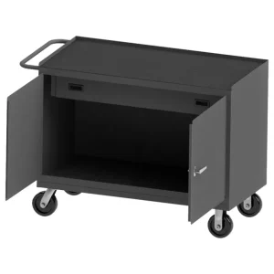 Durham 3413-RM-95 MOBILE BENCH CABINET, 1 DRAWER, MAT, 24-1/4 X 54-1/8 X 37-3/4 - One-stop shop for professional tools and equipment.^ Hand