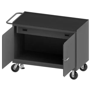 Durham 3413-RM-FL-95 MOBILE BENCH CABINET, MAT, FLOOR LOCK, 24-1/4 X 54-1/8 X 37-3/4 - One-stop shop for professional tools and equipment.^ Hand