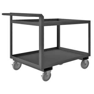 New Durham RSCR-243036-ALU-5PU-95 STOCK CART, 2 SHELF, RAISED HANDLE, 24-1/4 X 36-1/4 X 36 - One-stop shop for professional tools and equipment. Hand