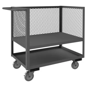 Durham 3SLT-EX2448-1.2K-95 3 SIDED LOW DECK TRUCK, MESH SIDES, 24 X 48, 1200 LBS. CAPACITY - One-stop shop for professional tools and equipment.^ Hand