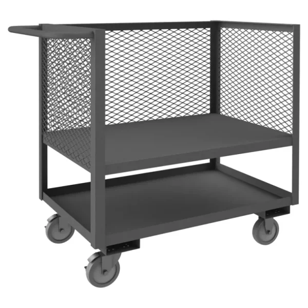Durham 3SLT-EX2448-1.2K-95 3 SIDED LOW DECK TRUCK, MESH SIDES, 24 X 48, 1200 LBS. CAPACITY - One-stop shop for professional tools and equipment.^ Hand