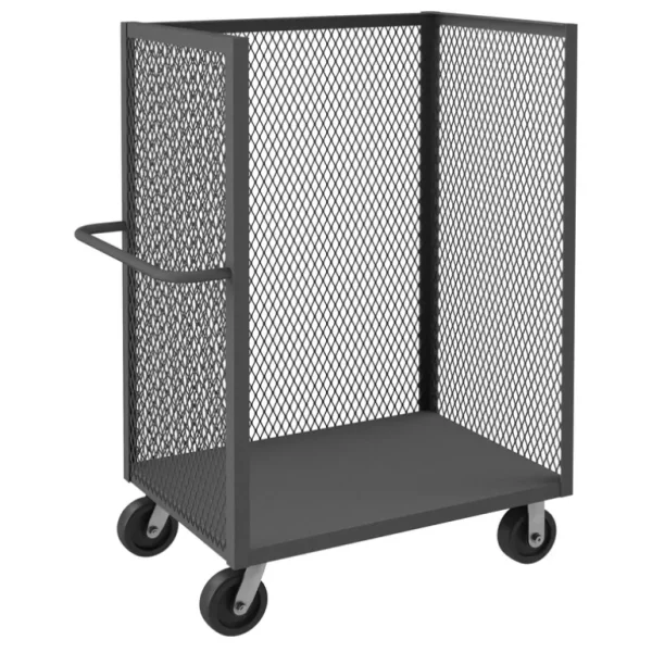 Durham 3ST-EX2448-95 3 SIDED MESH TRUCK, 1 BASE SHELF, 24 X 48 - One-stop shop for professional tools and equipment.^ Hand