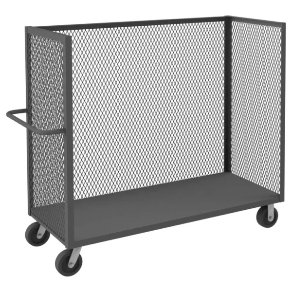 Durham 3ST-EX2460-95 3 SIDED MESH TRUCK, 1 BASE SHELF, 24 X 60 - One-stop shop for professional tools and equipment.^ Hand