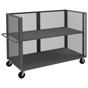 Durham 3ST-EX3672-1AS-95 3 SIDED MESH TRUCK, 1 ADJUSTABLE SHELF, 36 X 72 - One-stop shop for professional tools and equipment.^ Hand