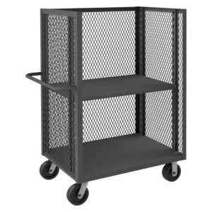 New Durham 3ST-EX2436-1AS-95 3 SIDED MESH TRUCK, 1 ADJUSTABLE SHELF, 24 X 36 - One-stop shop for professional tools and equipment. Hand