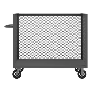 Durham 3ST-EX244843-6MR-95 3 SIDED MESH TRUCK, 1 BASE SHELF, 24 X 48 - One-stop shop for professional tools and equipment.^ Hand