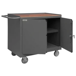 Durham 3113-TH-95 MOBILE BENCH CABINET, 1 SHELF, HARD BOARD TOP, 24-1/4 X 42-1/8 X 36-3/8 - One-stop shop for professional tools and equipment.^ Hand