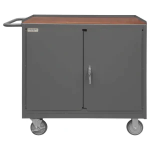 Durham 3112-TH-95 MOBILE BENCH CABINET, HARD BOARD, 2 DOOR, 24-1/4 X 42-1/8 X 36-3/8 - One-stop shop for professional tools and equipment.^ Hand