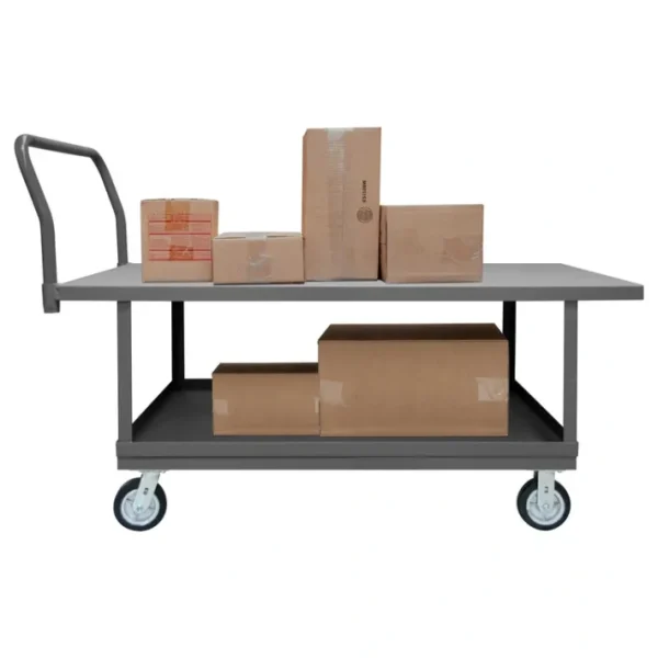 Cheap Durham WHPT30486MR95 PLATFORM TRUCK, WORK HEIGHT, 2 SHELF , 2000 LBS. CAPACITY, 30 X 48 - One-stop shop for professional tools and equipment. Hand