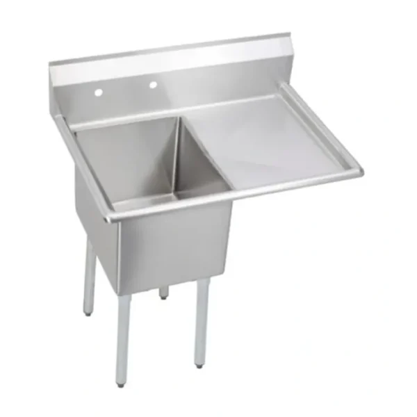 Fashion Elkay 14-1C18X24-R-18X Dependabilt Stainless Steel 38-1/2& x 29-13/16& x 43-3/4& 16 Gauge One Compartment Sink w/ 18& Right Drainboard and Stainless Steel Legs - One-stop shop for professional tools and equipment. Accessories