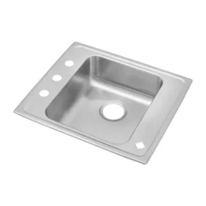 Fashion Elkay DRKADQ222040 Lustertone® Classic Stainless Steel 22& x 19-1/2& x 4& Single Bowl Drop-in Classroom ADA Sink - One-stop shop for professional tools and equipment. Full